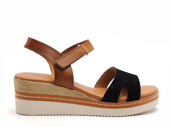 Eva frutos nu pieds talons femme 547 noir
