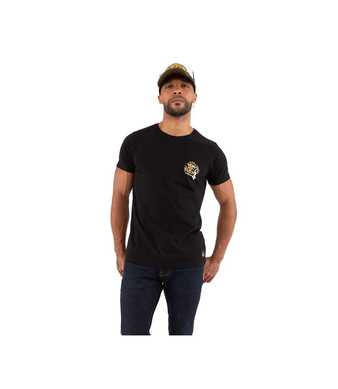 T-shirt col rond regular fit homme en coton Helmet