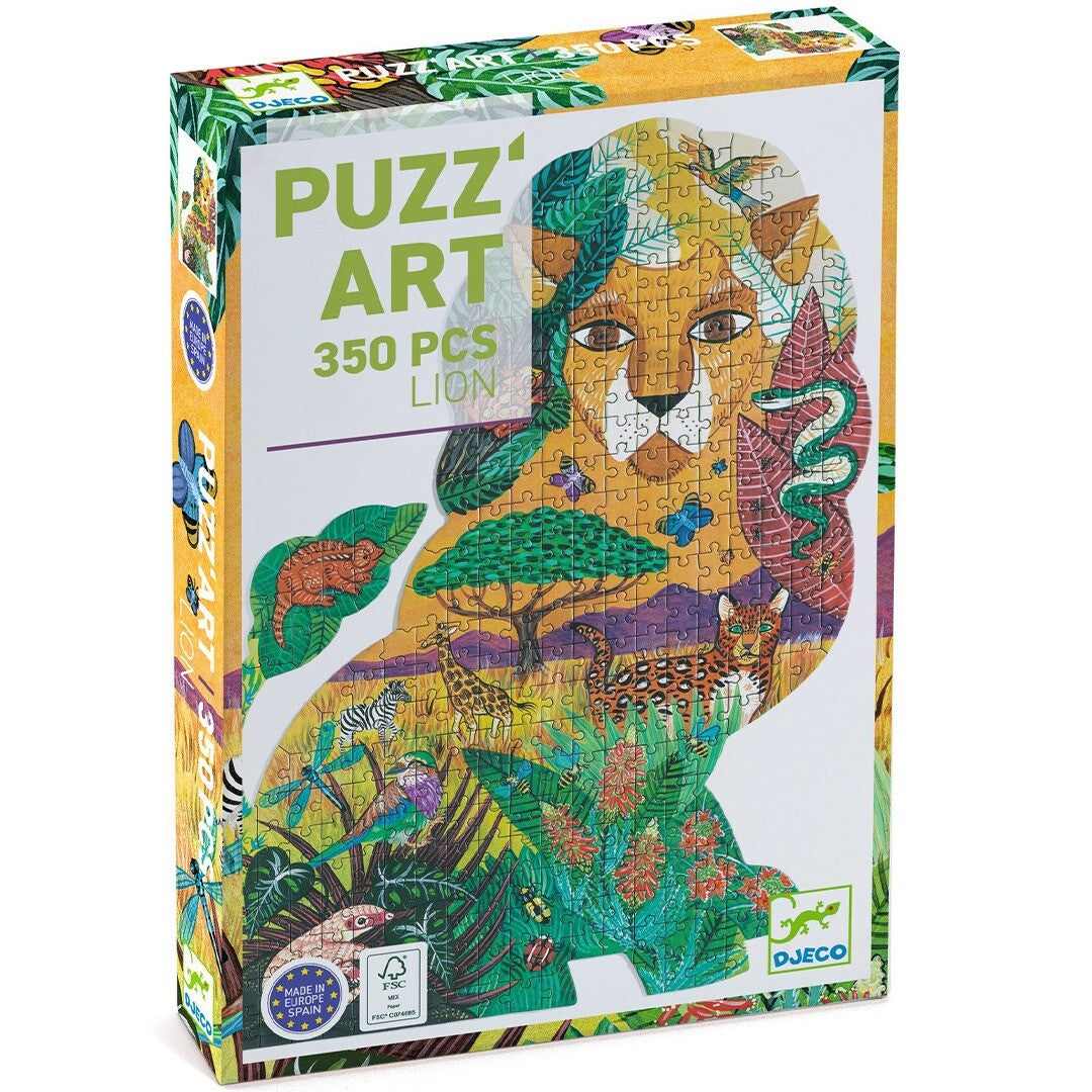 Djeco puzzel puzz'art leeuw - 350st