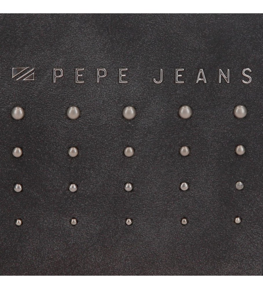 Carteira redonda preta Pepe Jeans Holly