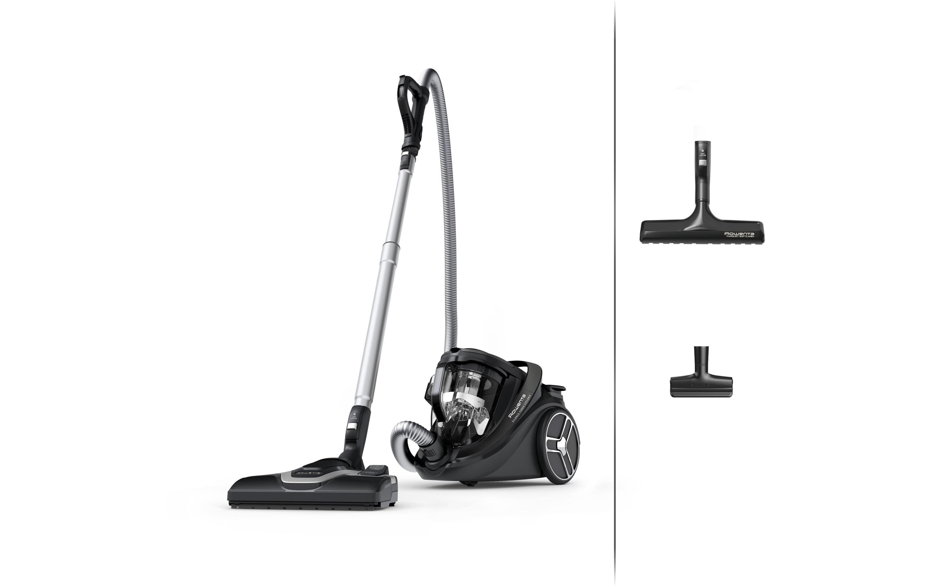 Bodenstaubsauger Silence Force Cyclonic Effitech Schwarz<br>Beutelloser Staubsauger