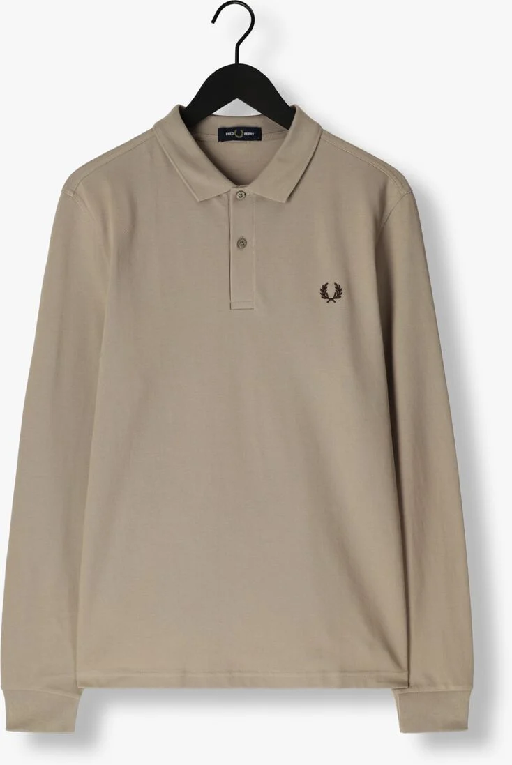 FRED PERRY olijf fred perry polo the long sleeve fred perry shirt