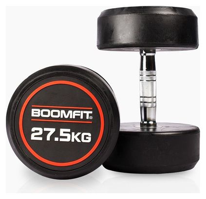 Haltères Ronds de musculation 27 5Kg (Paire) - BOOMFIT