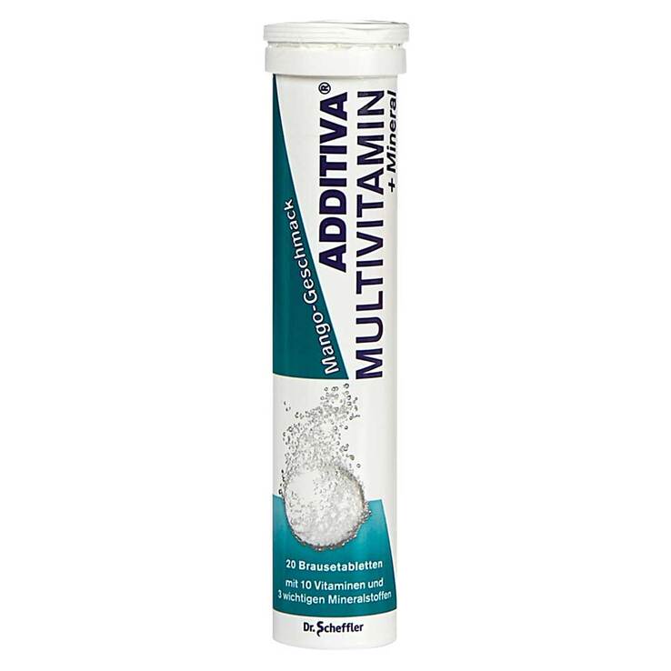 Additiva Multivitamin + Mineral Mango R Brausetabletten, 20 St
