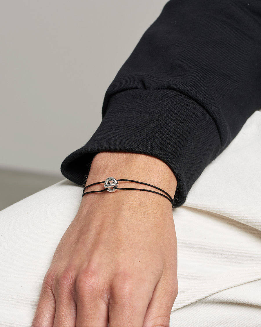 LE GRAMME Entrelacs Cord Bracelet Sterling Silver 3g
