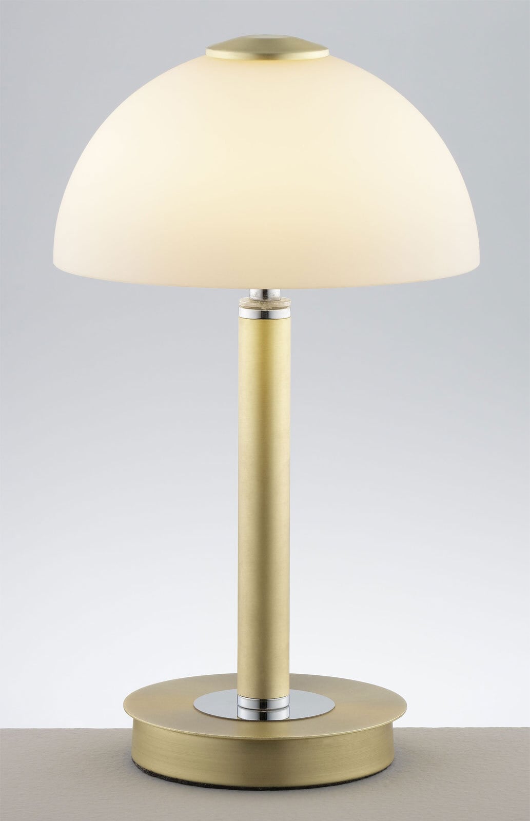 casaNOVA LED Tischlampe LUI 33 cm messingfarbig