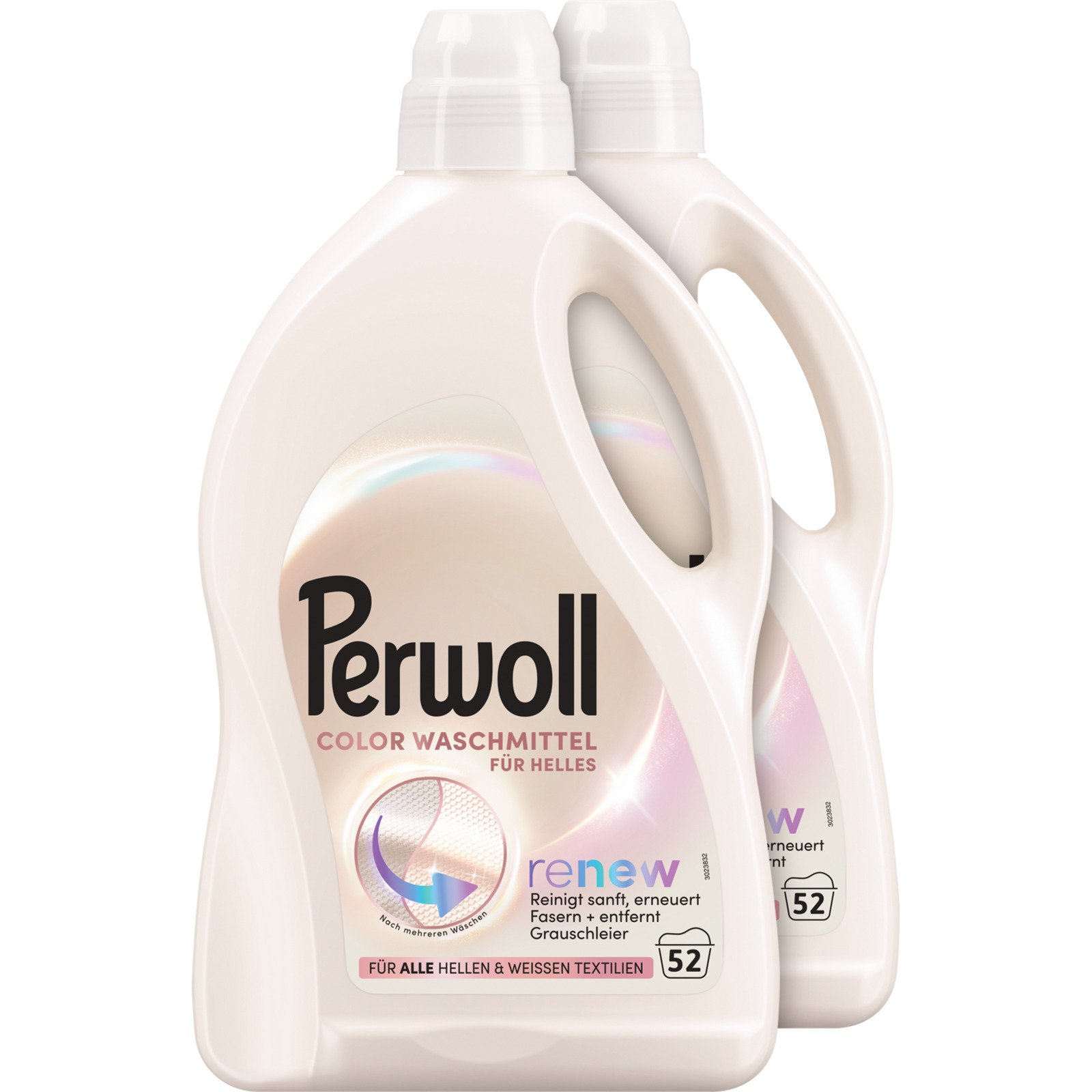 Perwoll Flüssigwaschmittel Helles 2 x 52 Waschgänge