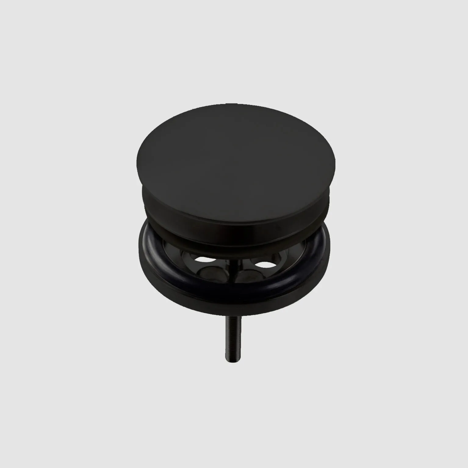 Clou Wash Me afvoerplug met afdekkap zwart mat