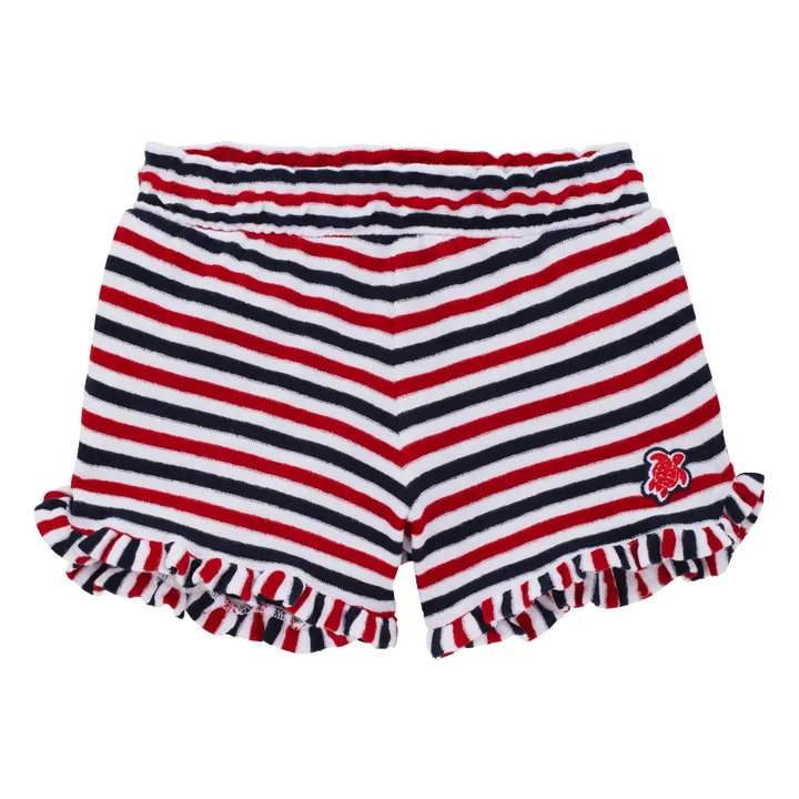 Vilebrequin Short Gimy Rayé | Rouge