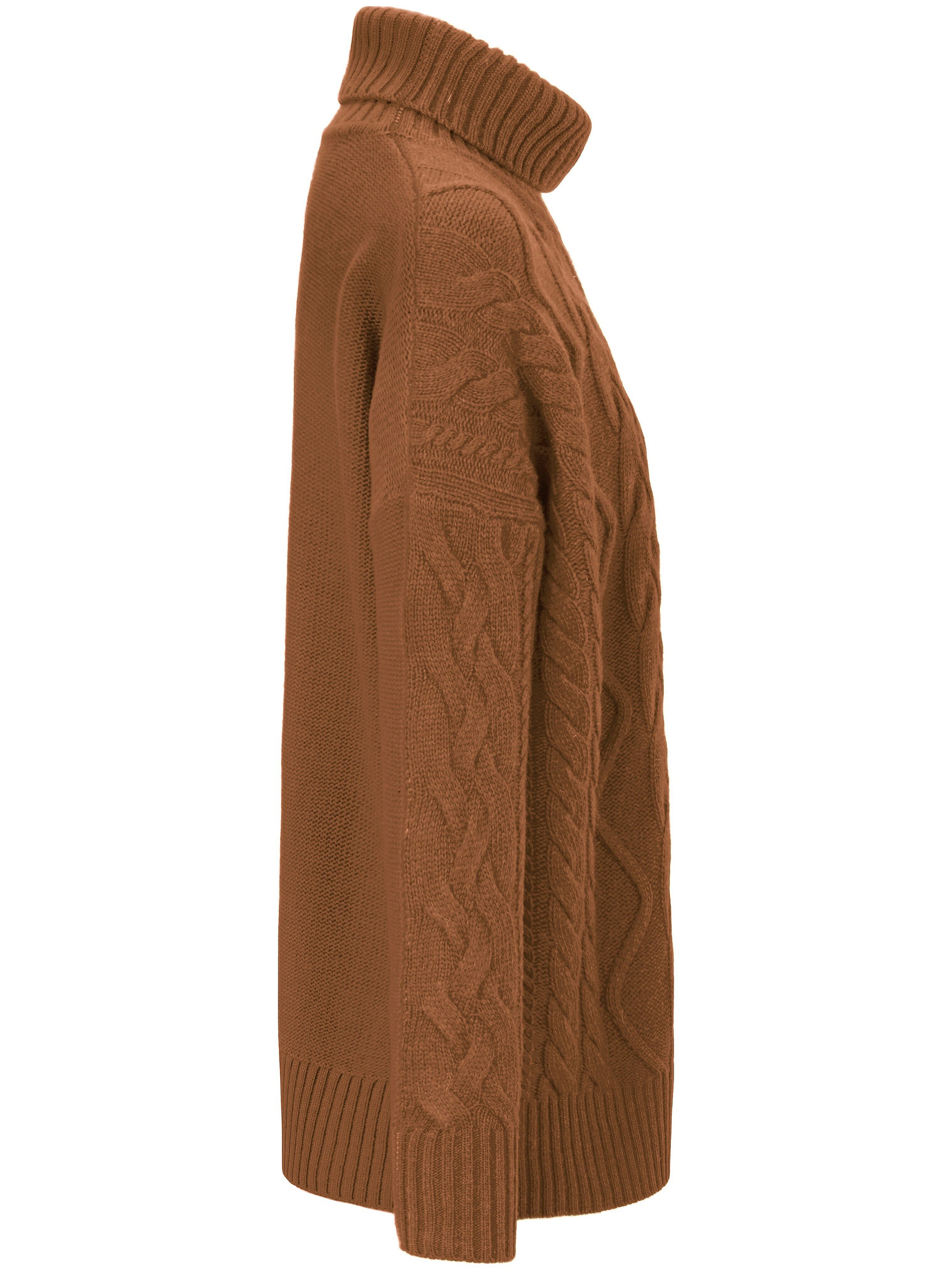 Rollkragen-Pullover aus 100% Schurwolle