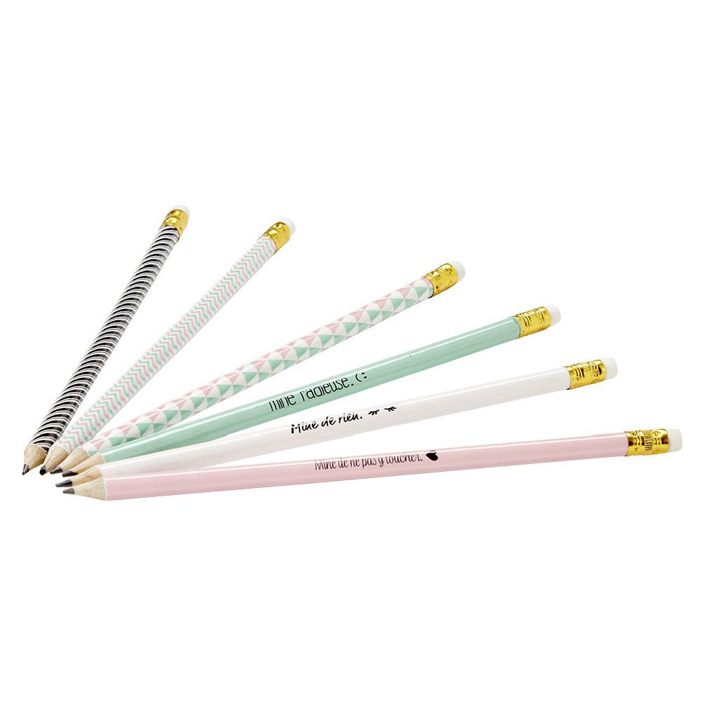 Crayons à papier x6