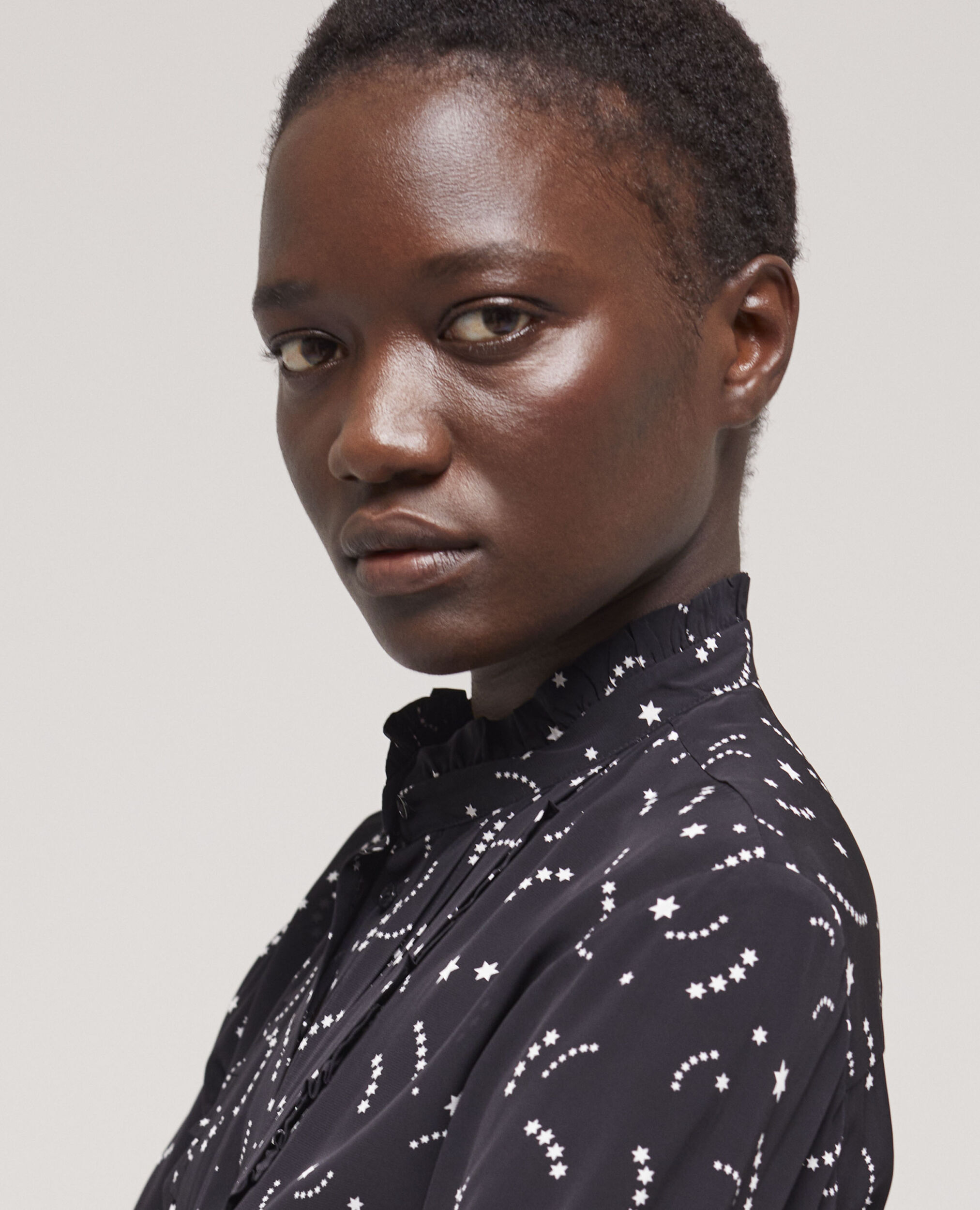 Robe courte imprimée