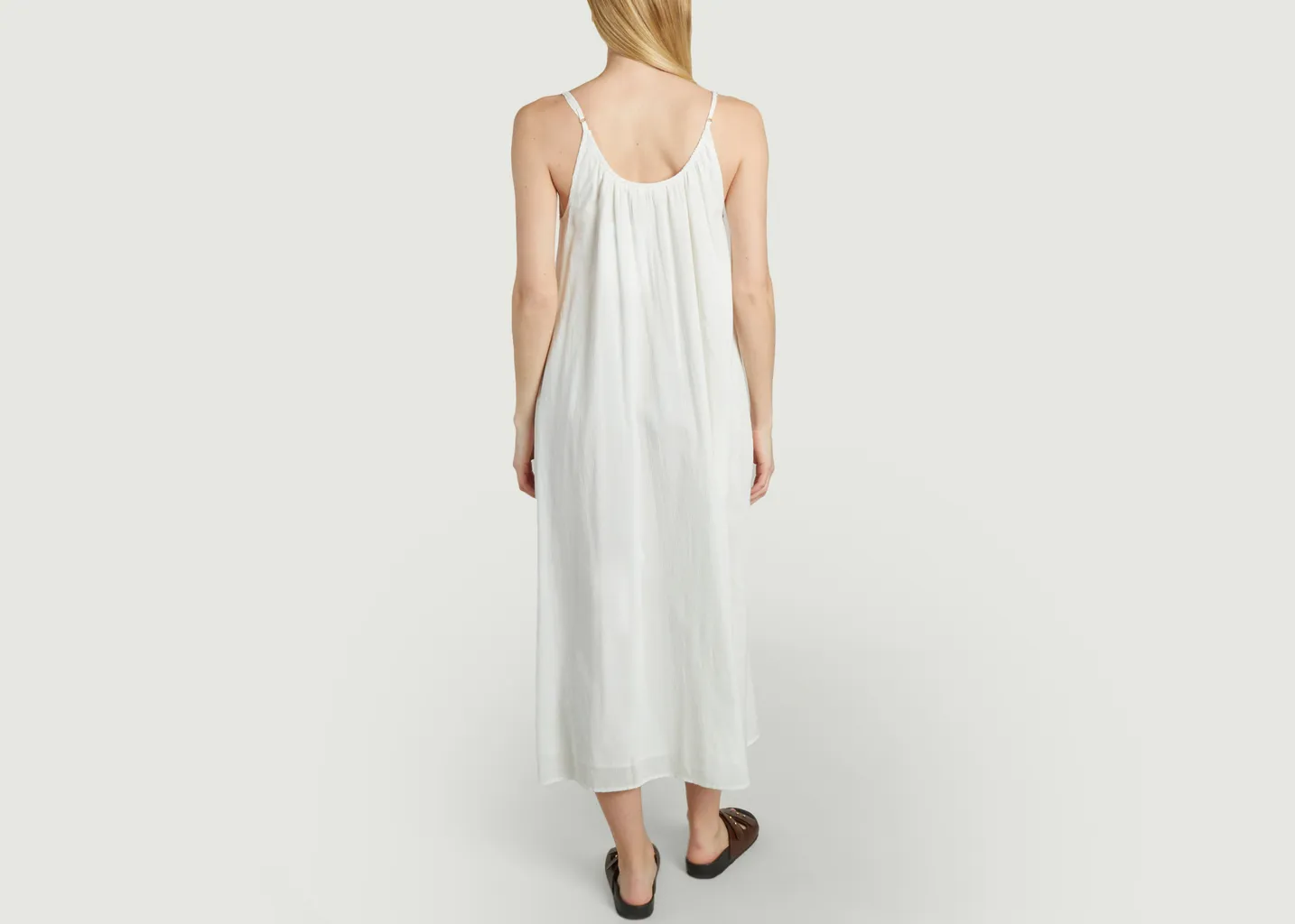 Robe À Bretelles À Structure Rayée KCA