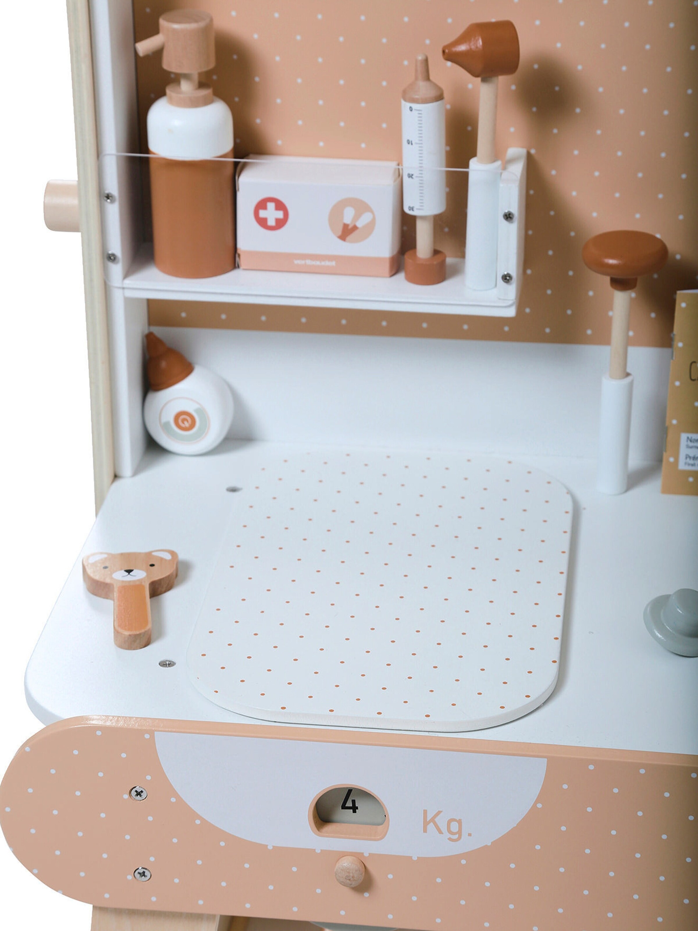 Vertbaudet Kinder Spieltisch KINDERARZTPRAXIS, Holz FSC® weiß