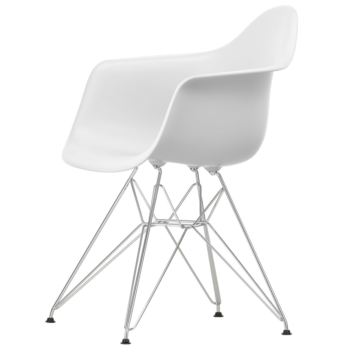 Eetkamerstoel DAR RE chroom Cotton White
