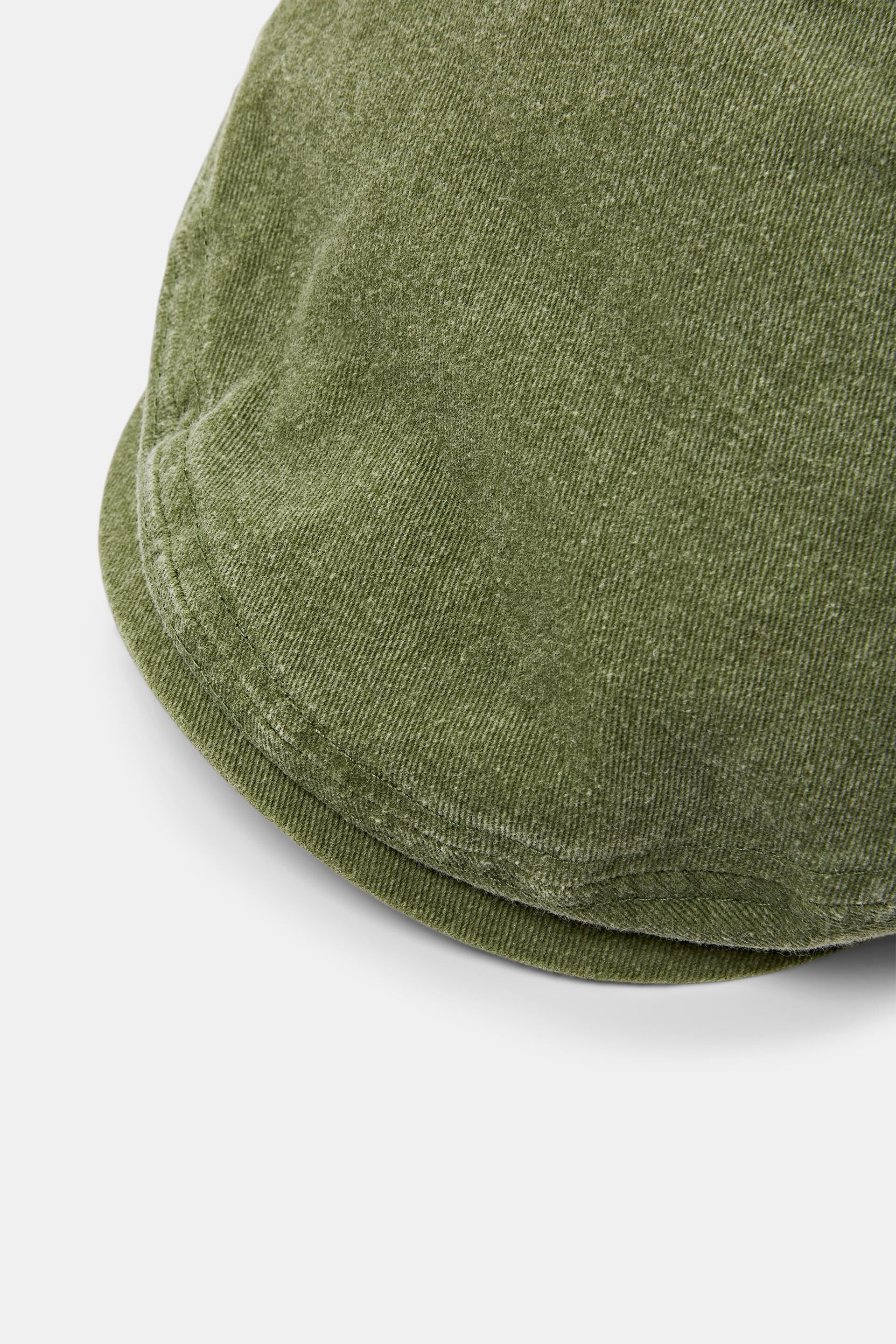 Casquette plate en toile de coton