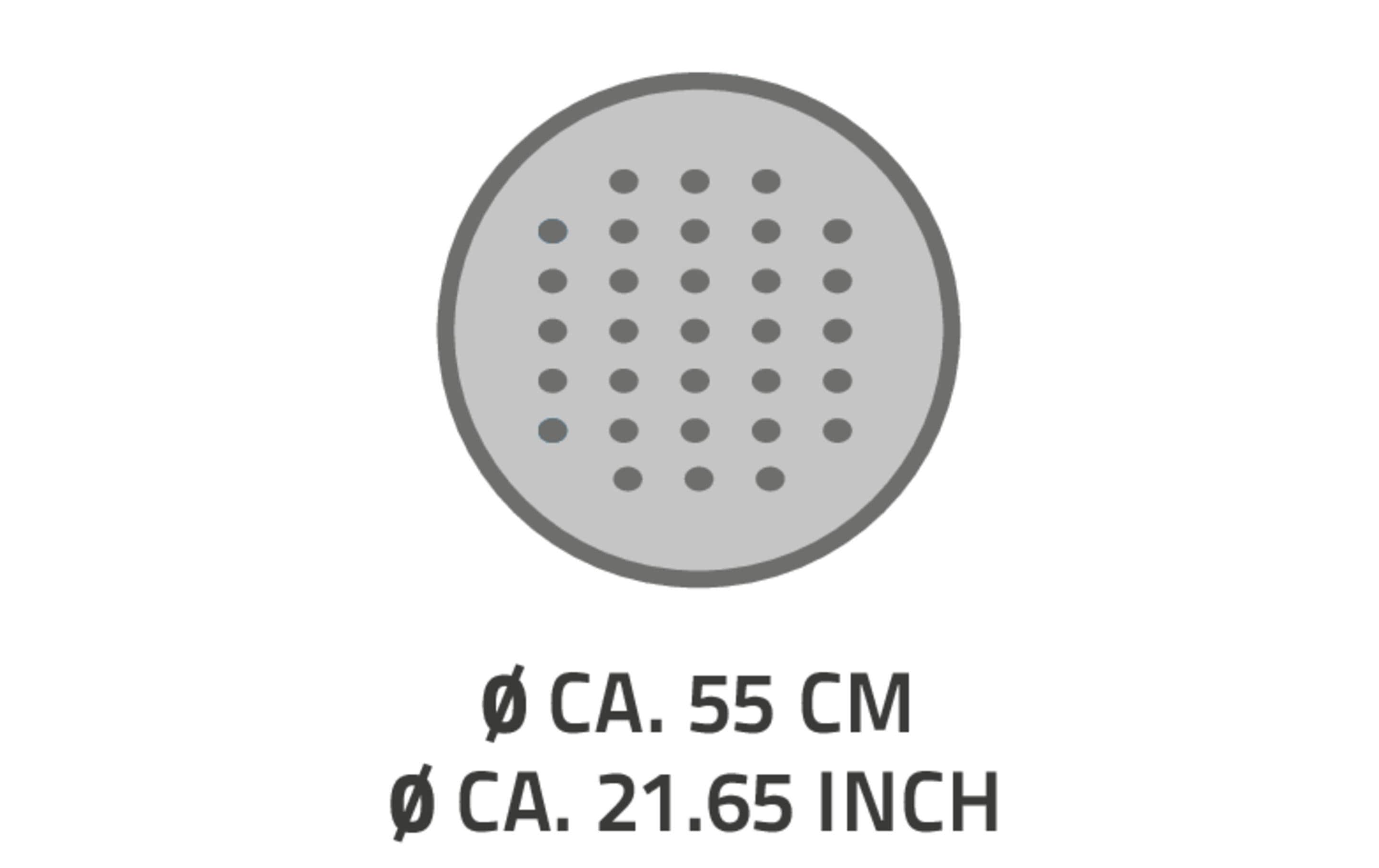 Duschwanneneinlage Tecno Ø 55 cm, GrauDusch- und Wanneneinlage
