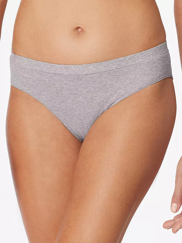 SCHIESSER Rio Slip grau-mel hellgrau