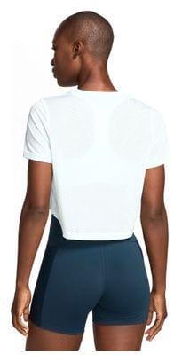 Maillot manches courtes Nike One Classic Breathe Bleu pâle Femme