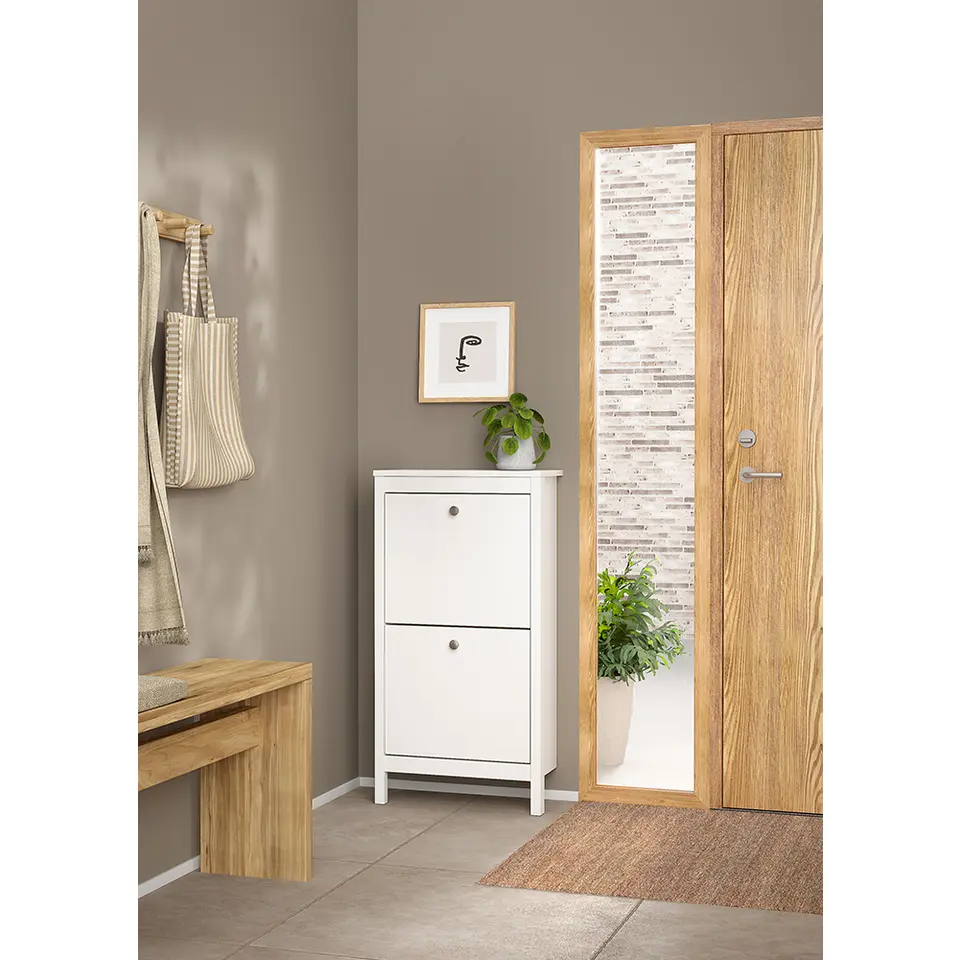 Schoenenkast Madeira - wit - 102,9x53,8x24,6 cm