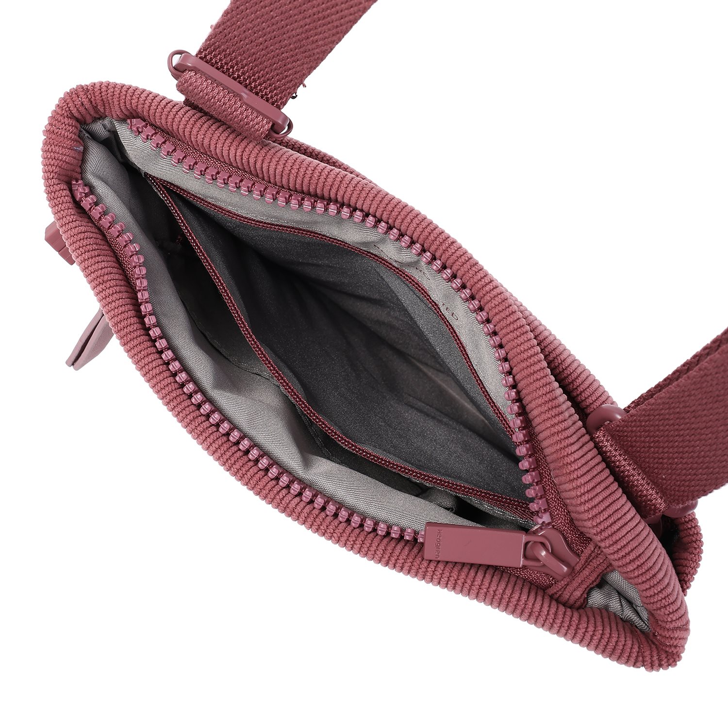 Hedgren Leonce RFID Small Vertical Crossover corduroy dusty rose