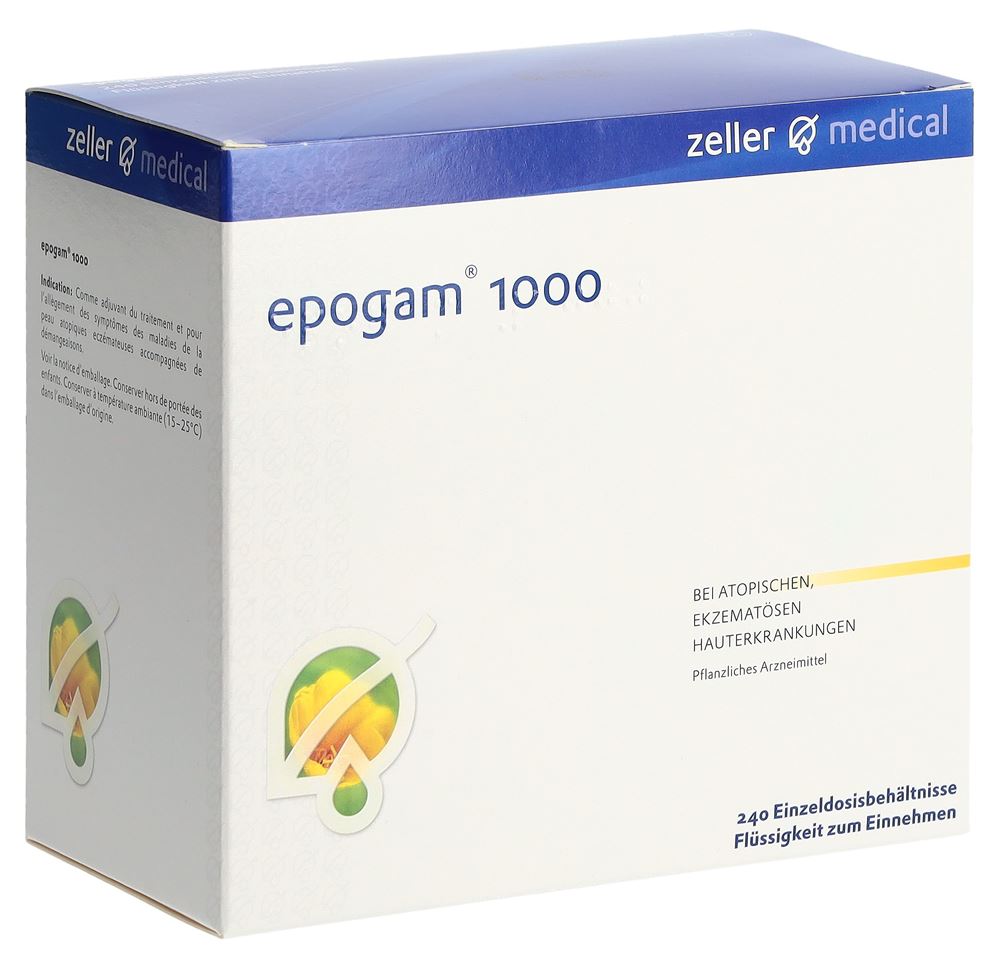 EPOGAM 1000 Kaps Flüssigkeit zum Einnehmen Unidos 240 Stk