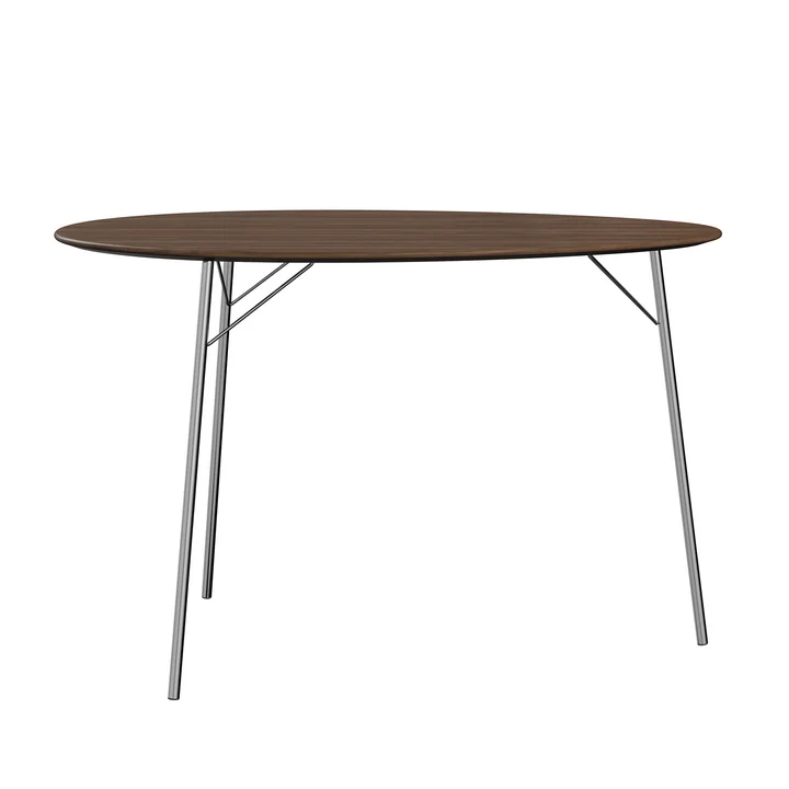 Fritz Hansen - Egg Tisch, L 115 cm, Walnuss