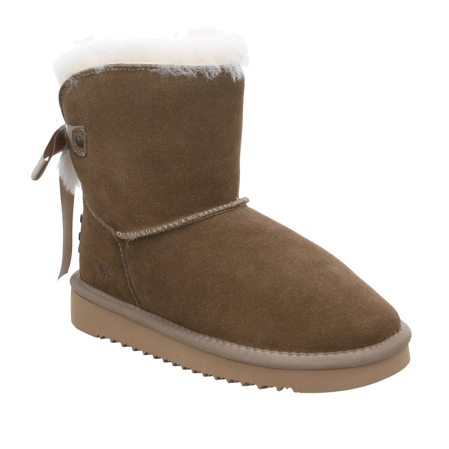 MUSTANG Boot Taupe Leder