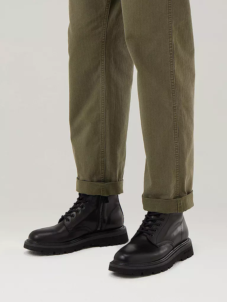 WOOLRICH Schnürboots NEW CITY schwarz