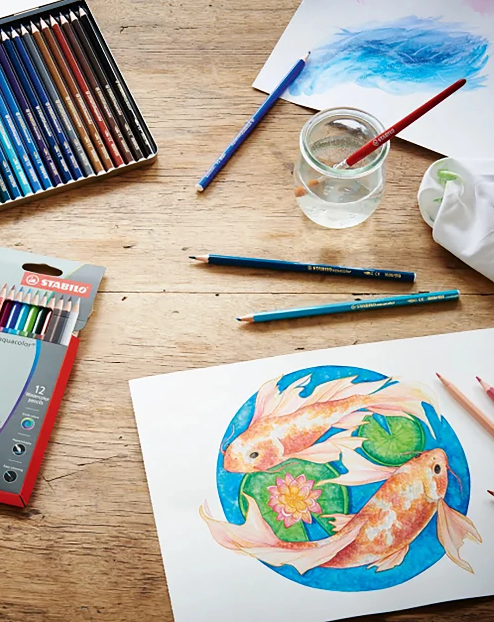 Aquarell-Buntstift STABILO® aquacolor 24er-Pack