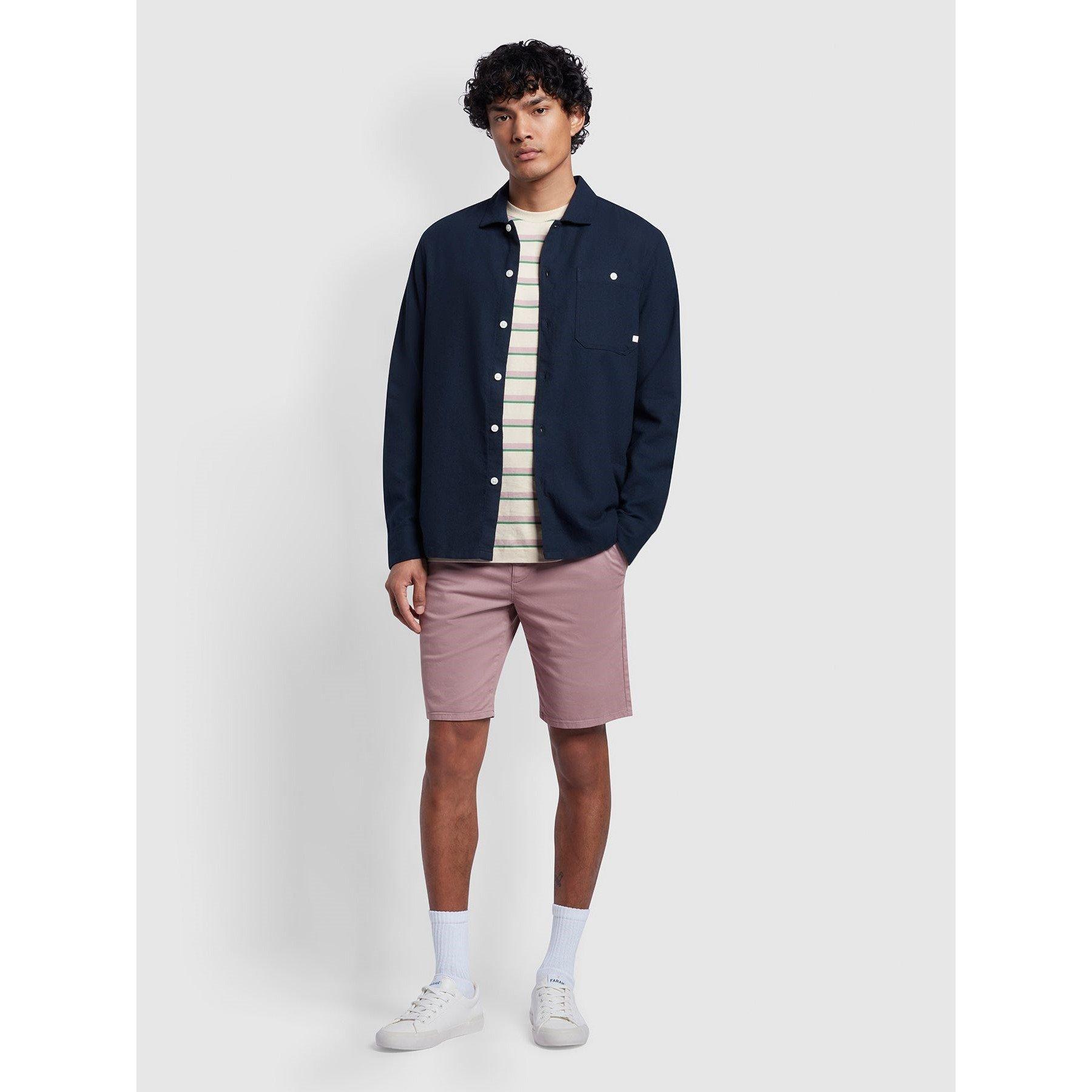 Farah Campbell Long Sleeve Shirt Collar