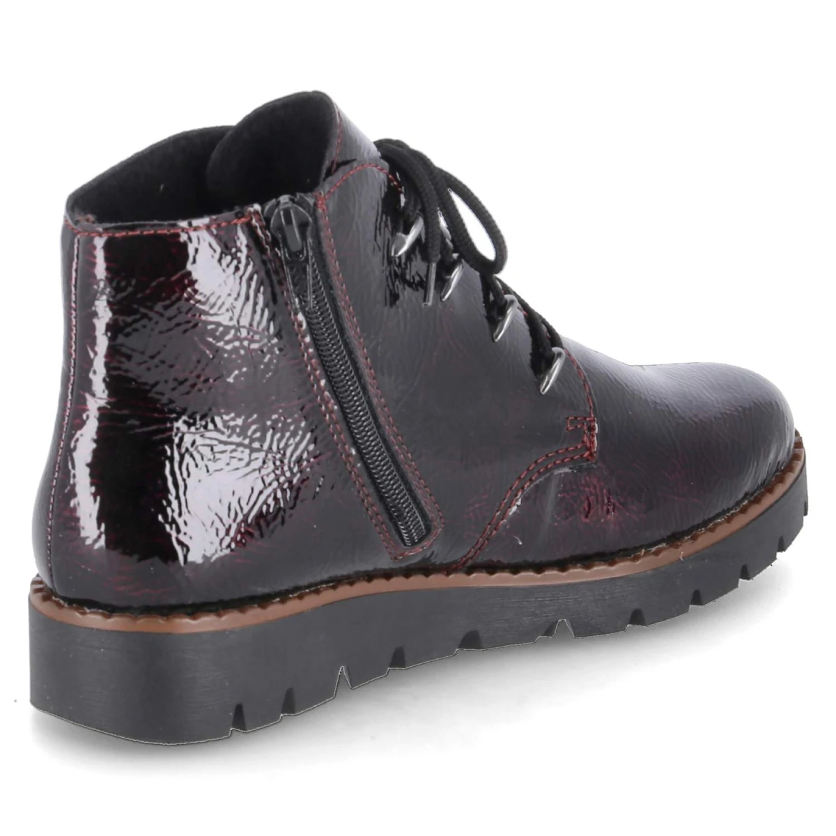 RiekerSchnürstiefeletten - rot