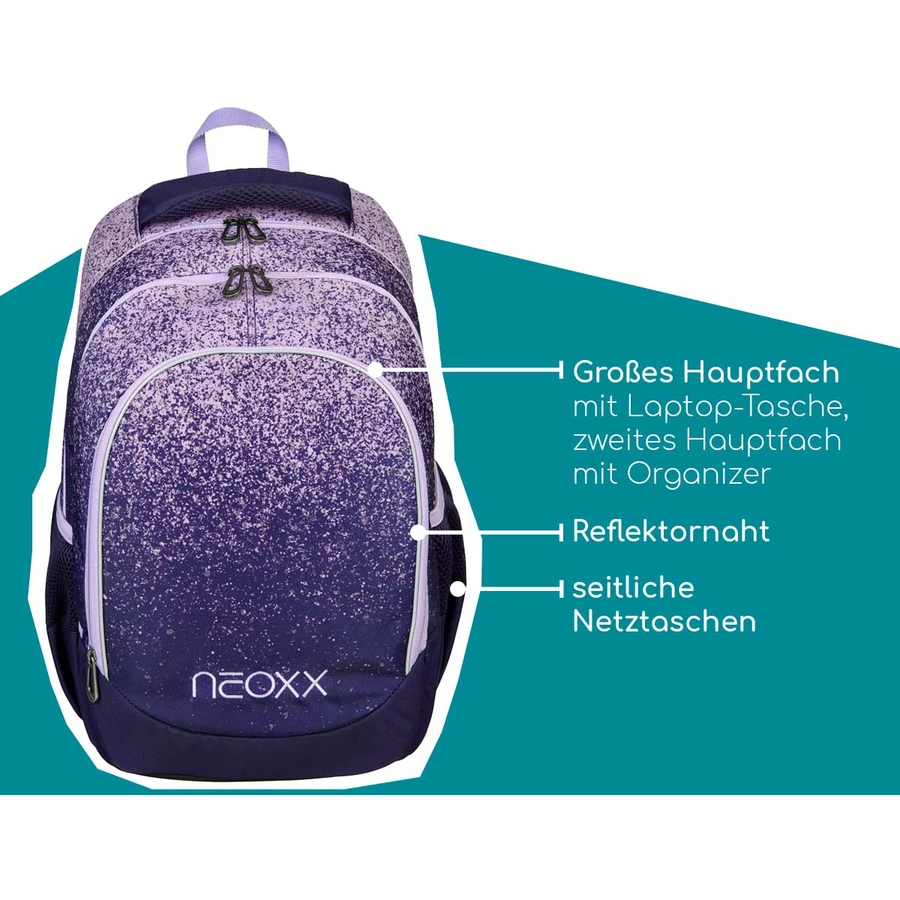 neoxx Fly Schulrucksack Glitterally
