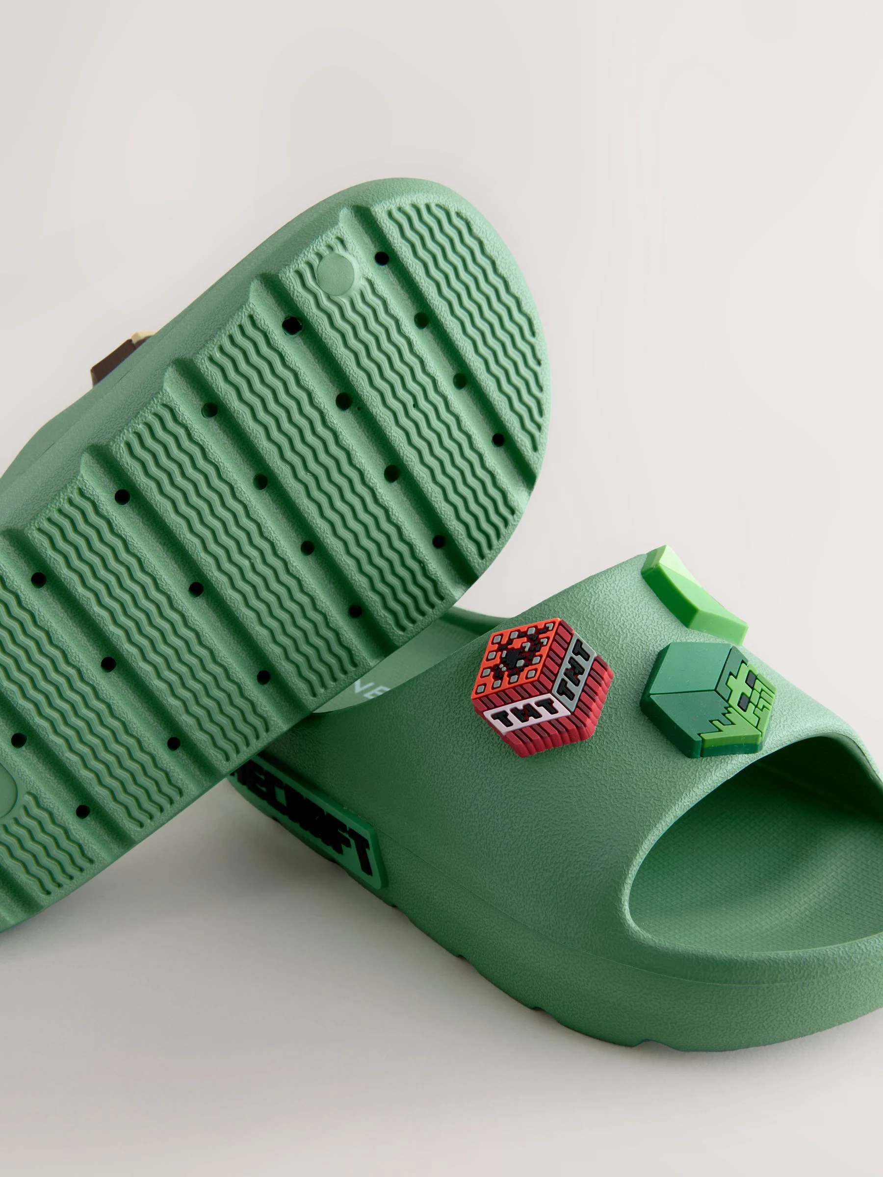 Groen - Minecraft slippers