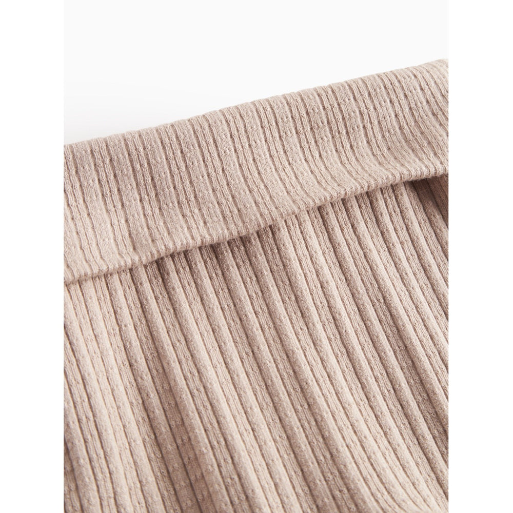 Køb MarMar New Born Modal Pointelle Rib Soft Beige Piva Bukser
