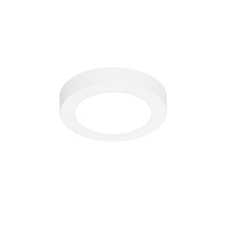 In- of opbouwspot wit 14 cm incl. LED 3 staps dim to warm met dipswitch - Trans