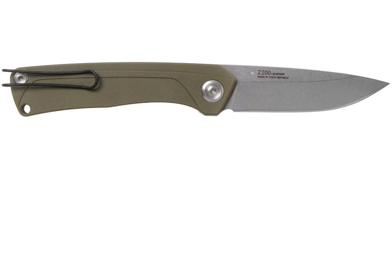 ANV Z200 Sleipner, Linerlock, G10, Olive, Z200-009 zakmes