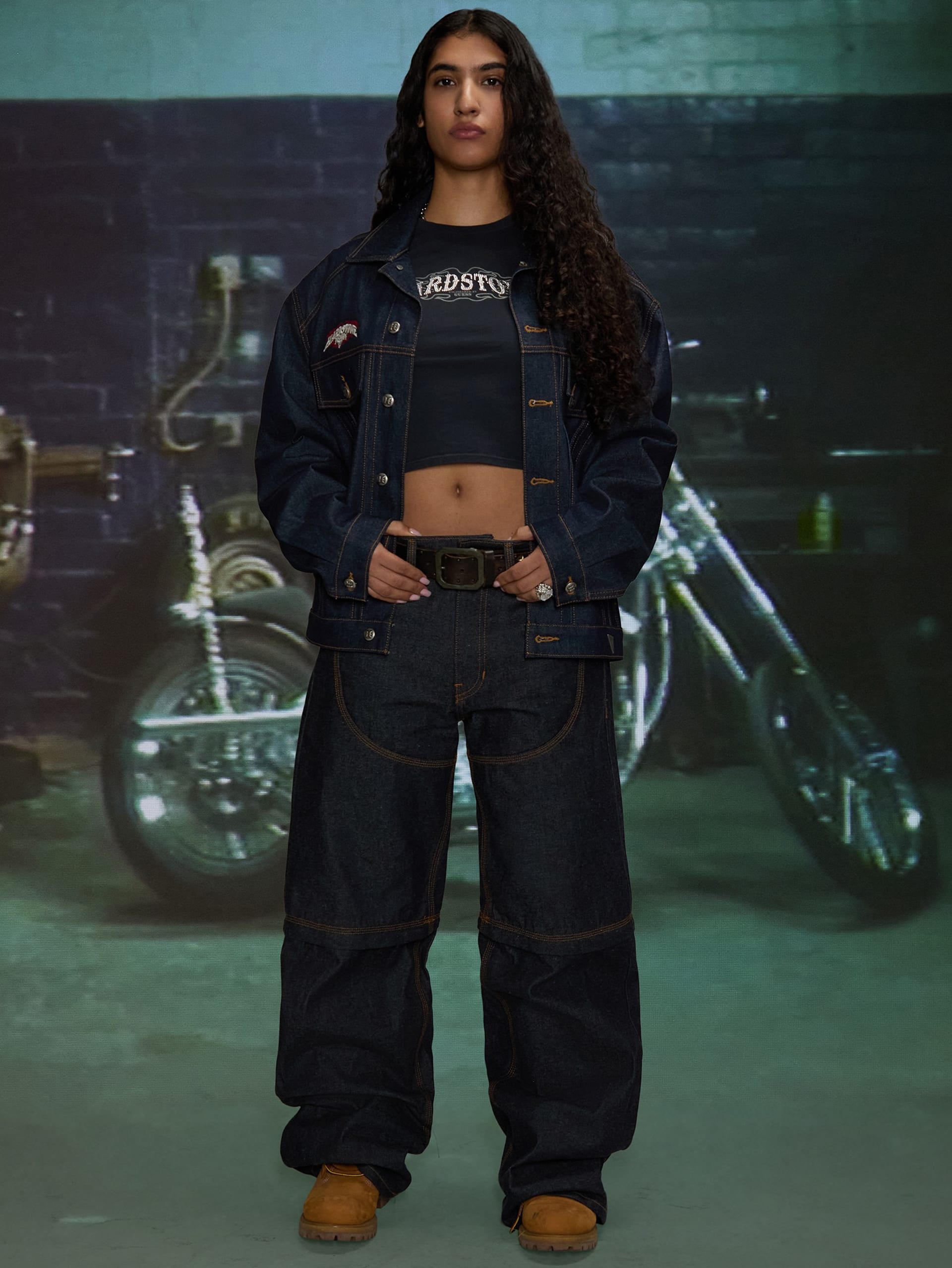 Jaqueta jeans crua HARDSTONE