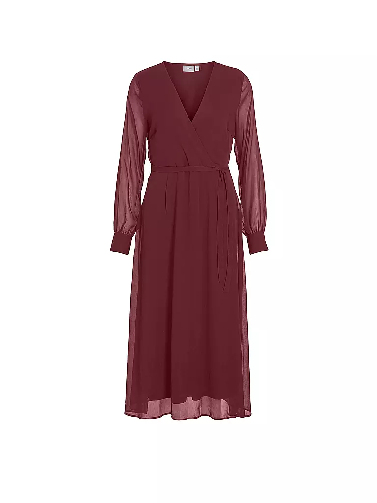 VILA Cocktailkleid VIFALIA  dunkelrot