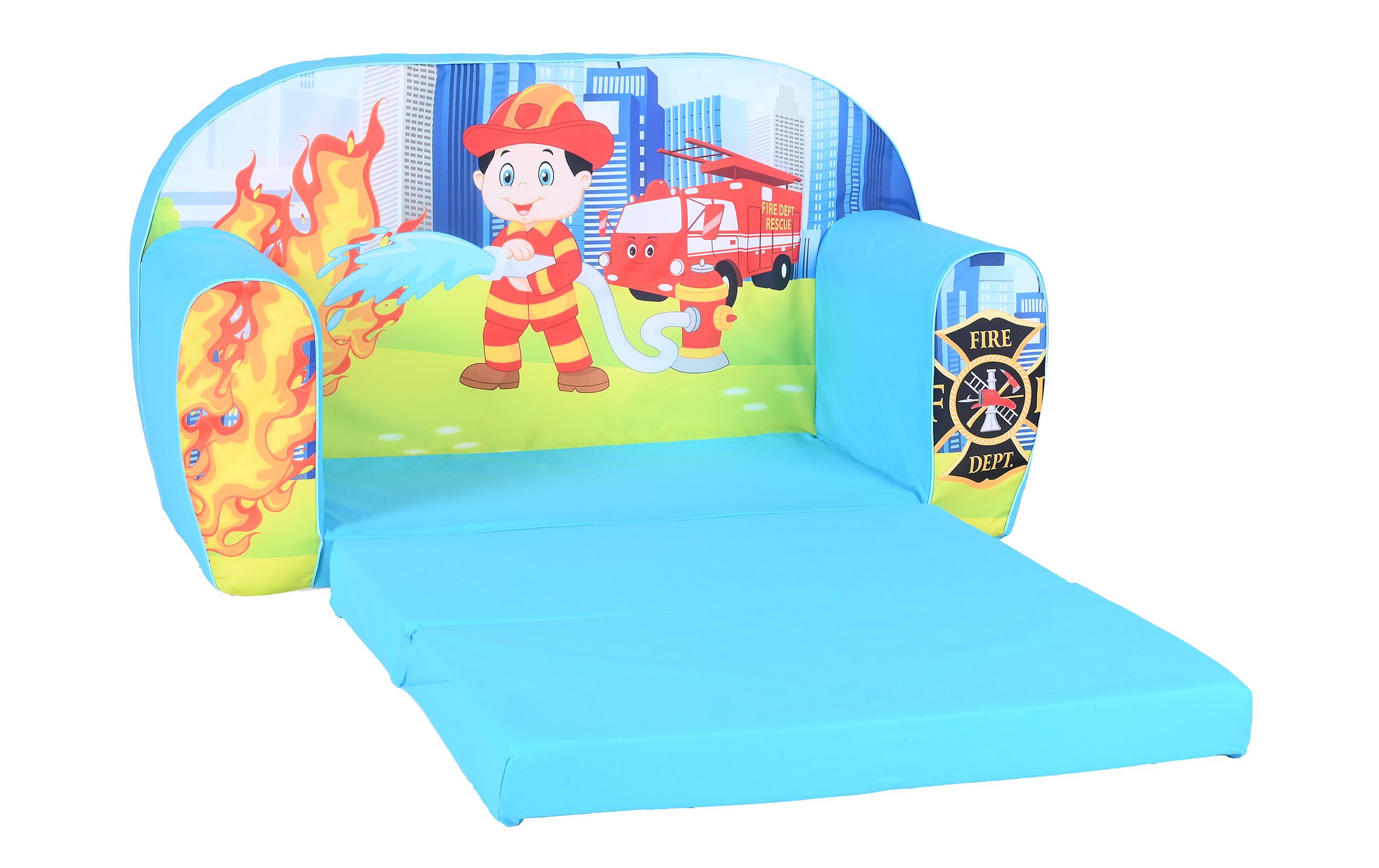 Kindersofa FeuerwehrKlappsofa