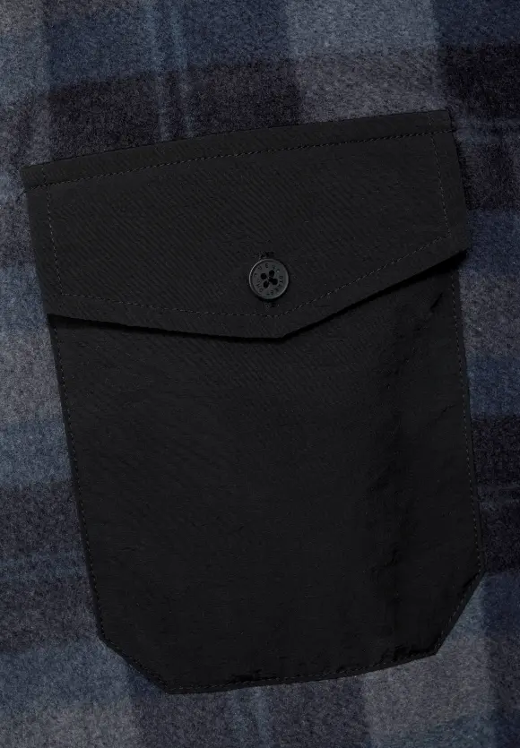Fleece Overshirt - anthracite grey melange