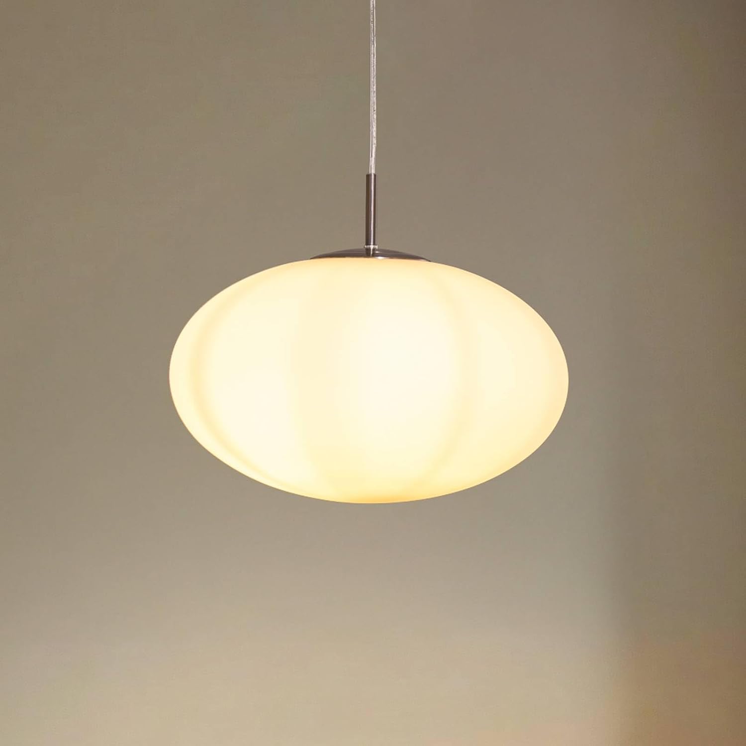 Lindby Pendelleuchte Sonika (1 flammig, E27) - Glas Hängelampe Esstischlampe Hängeleuchte Wohnzimmerleuchte
