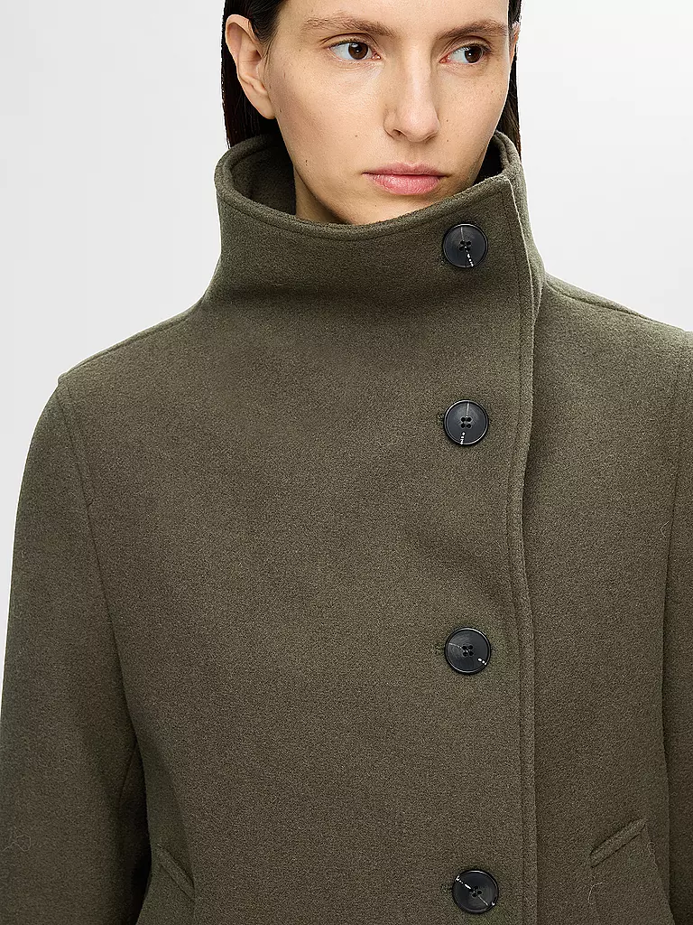 SELECTED FEMME Wolljacke SLFZOE olive