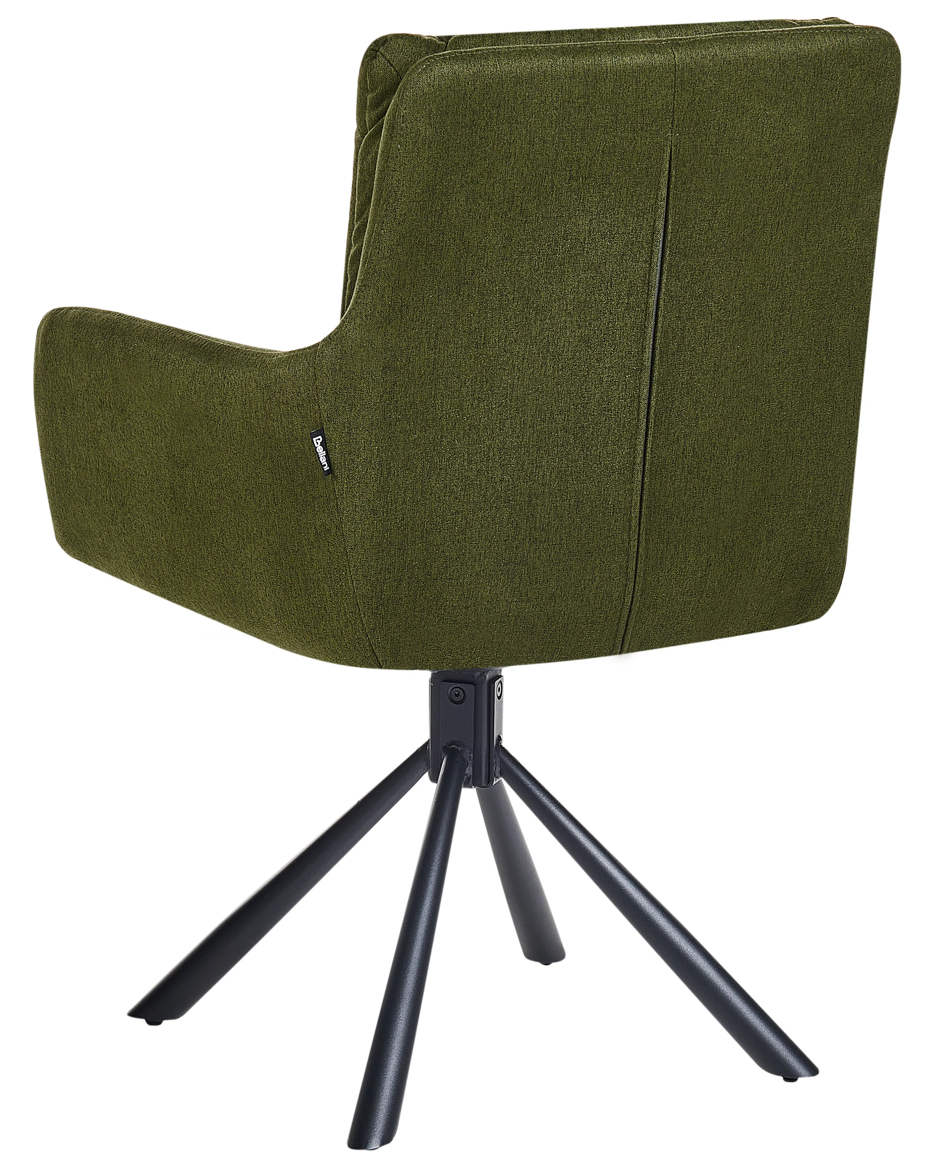 Set van 2 eetkamerstoelen draaibaar SARDOAL Donkergroen