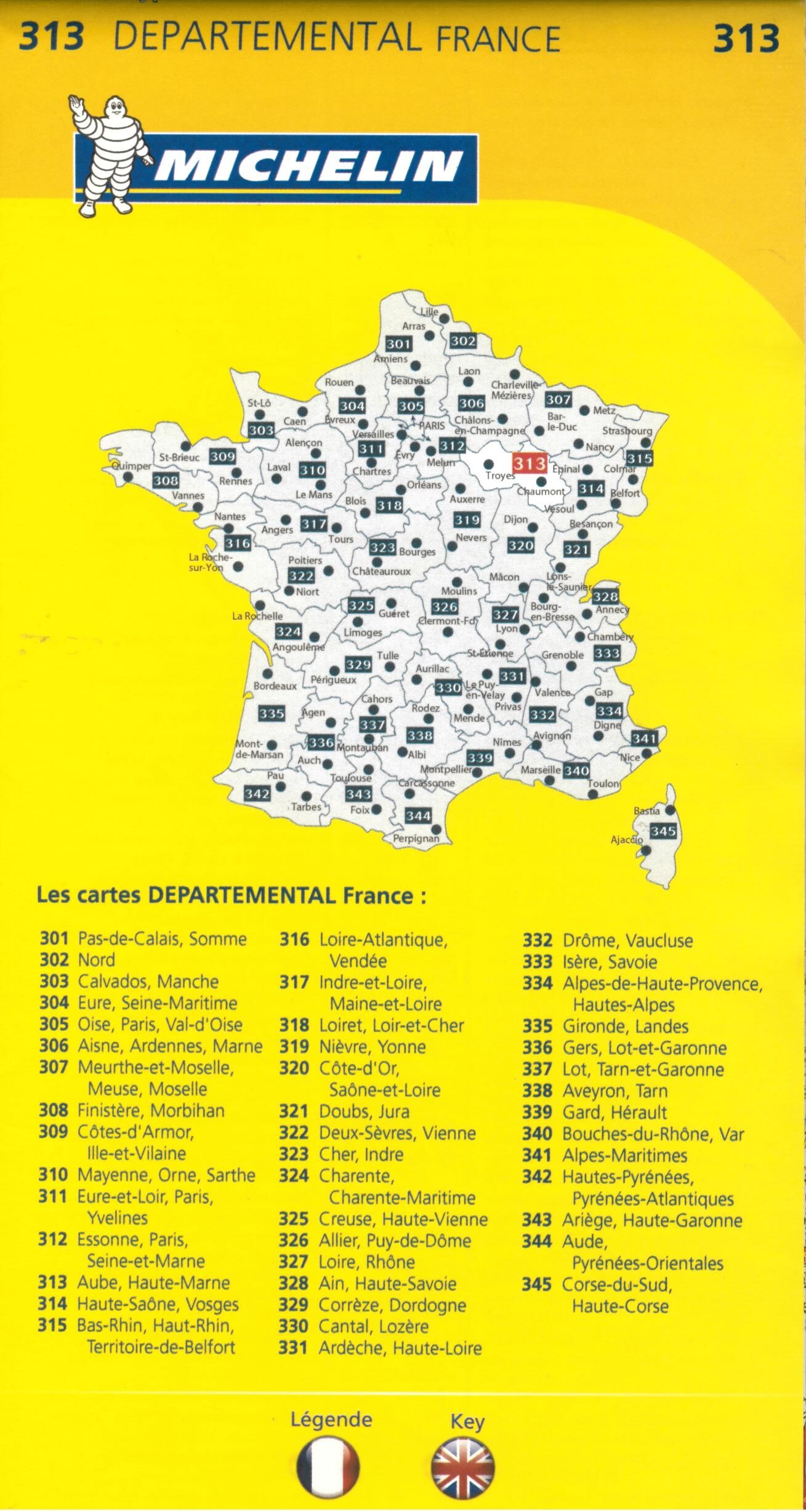 MICHELIN - 313 AUBE HAUTE MARNE