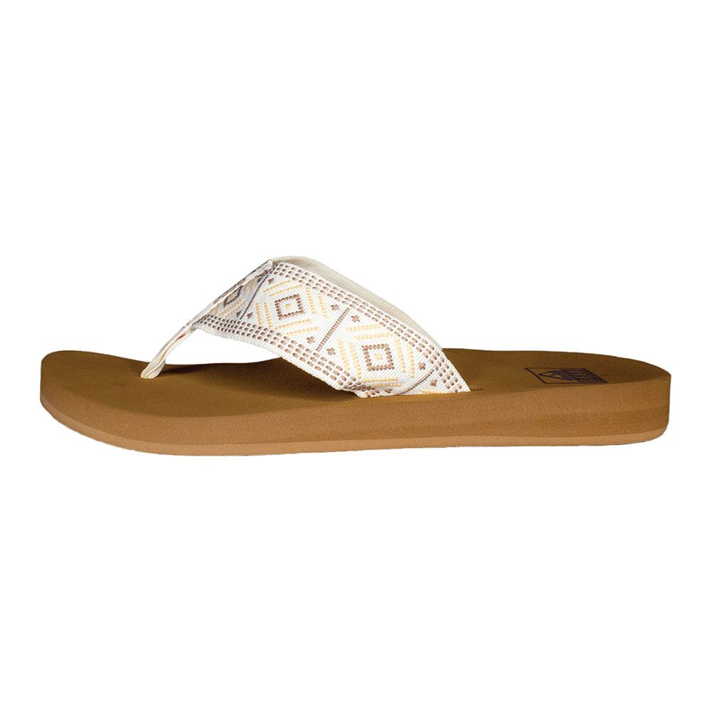 Reef SPRING WOVEN - Tongs Femme vintage white