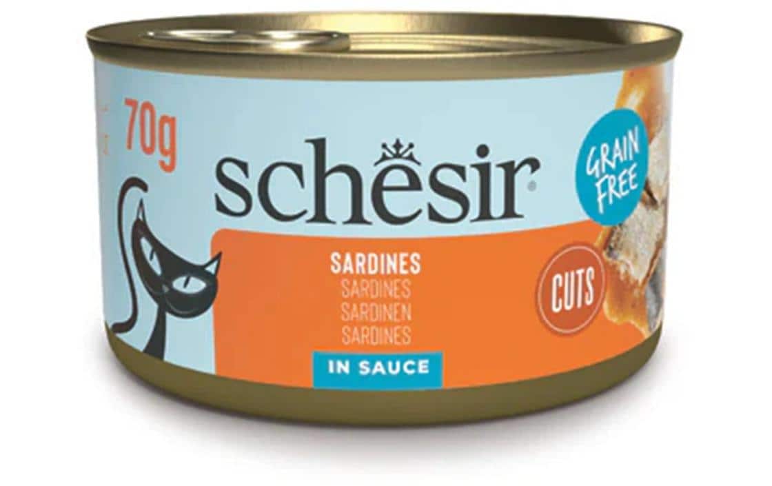 Nassfutter Sardinenfilets 70 gErgänzungsfutter für Katzen