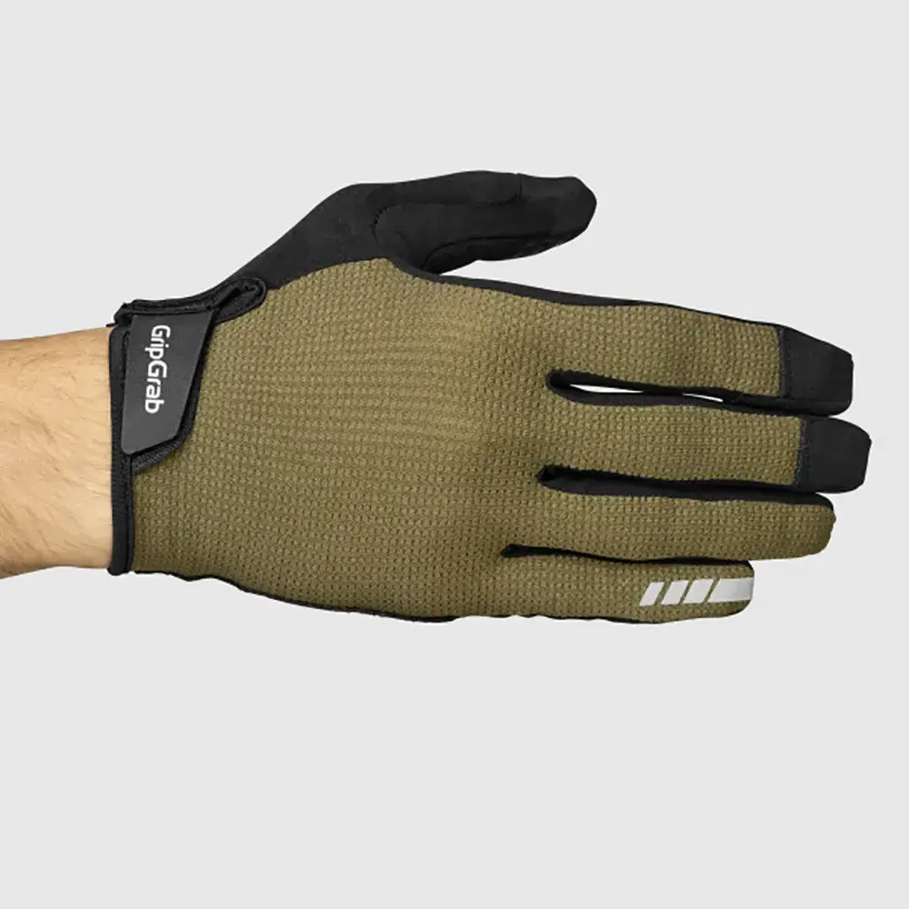GripGrab EXPLR RC Max Padded MTB Zomer Fietshandschoenen Lange Vingers Groen