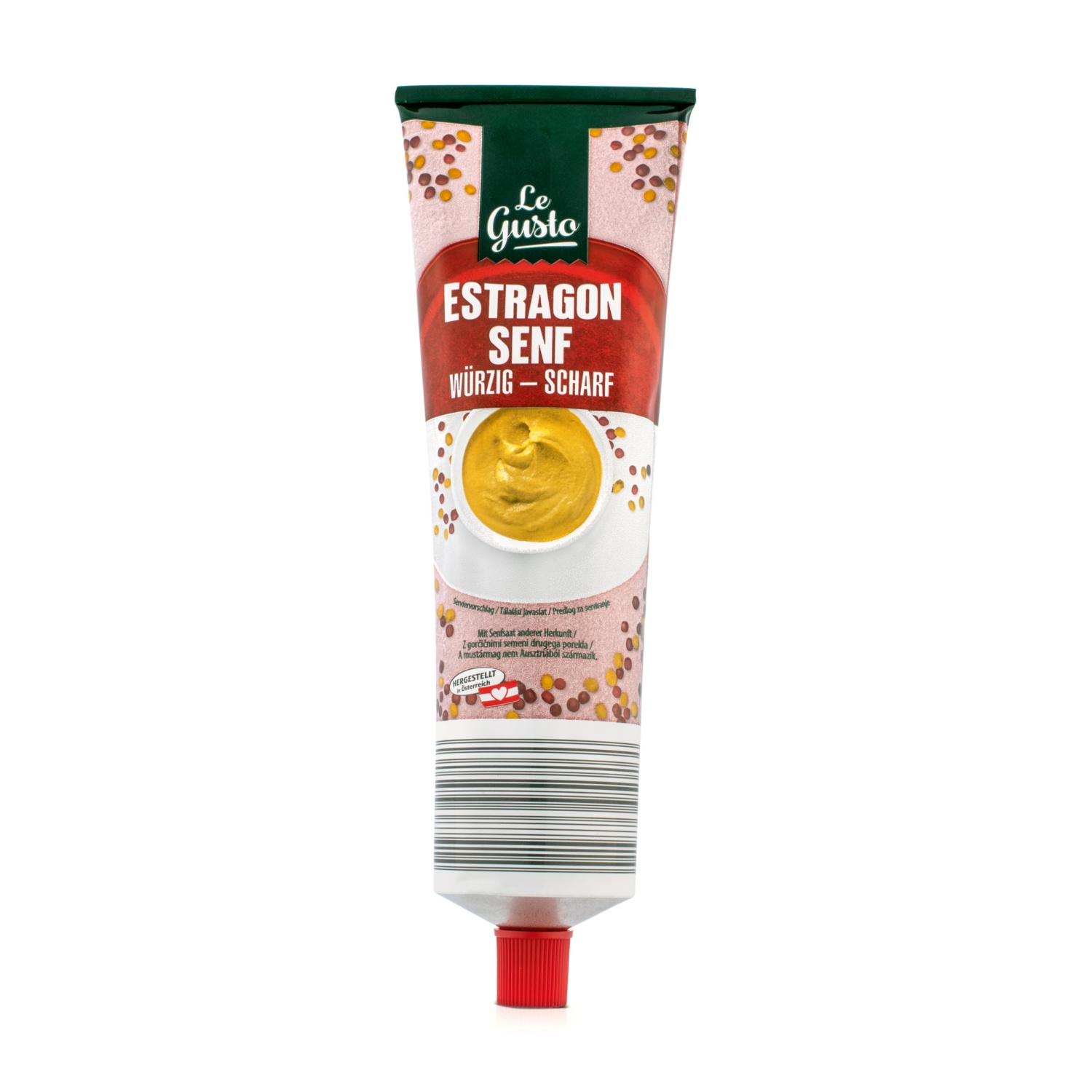 LE GUSTO Estragon Senf 330 g
