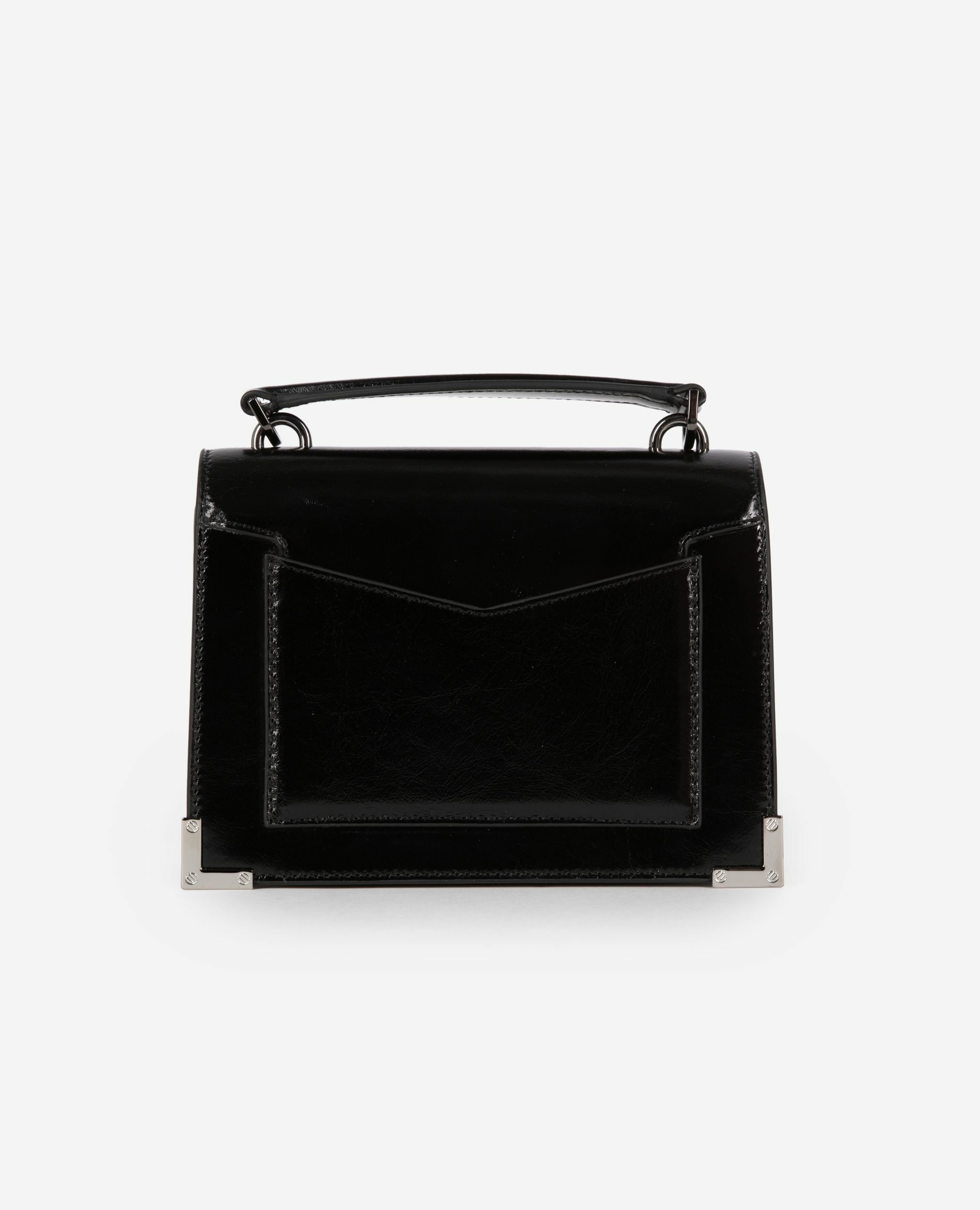 Sac Emily small en cuir noir
